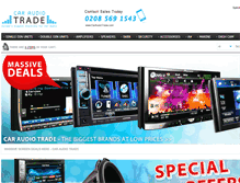 Tablet Screenshot of caraudiotrade.com